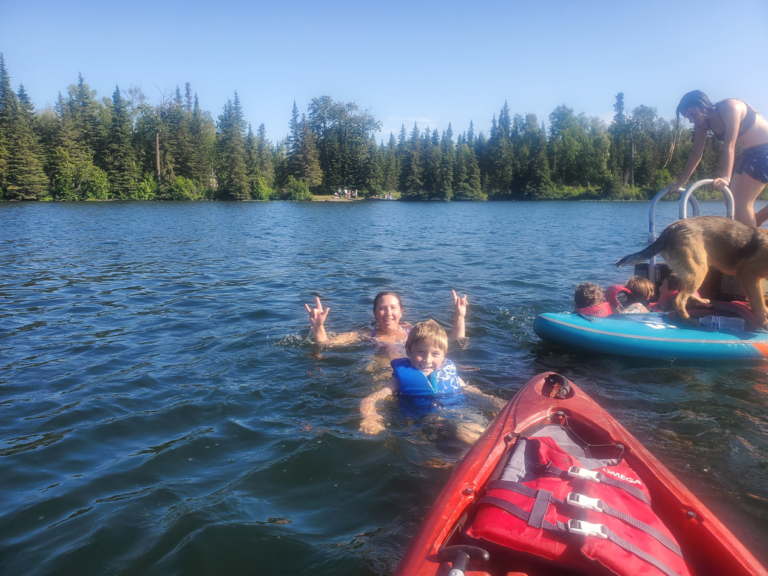 Alaska lake fun