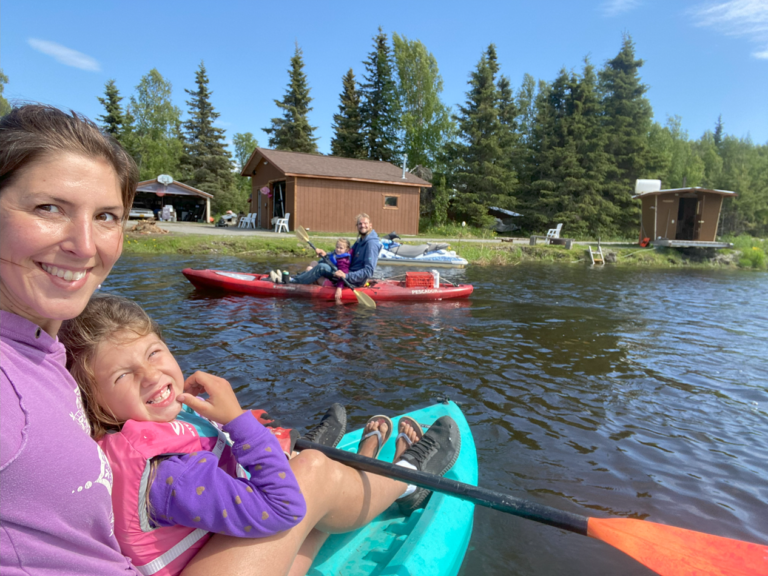 Alaska lake fun