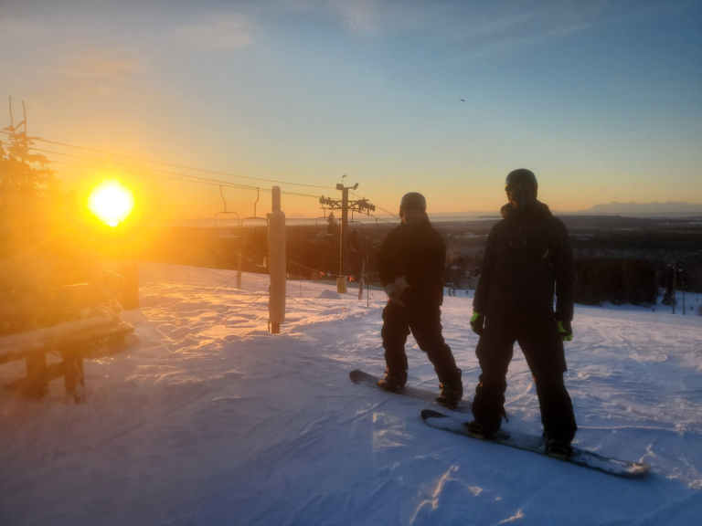 snowboarding